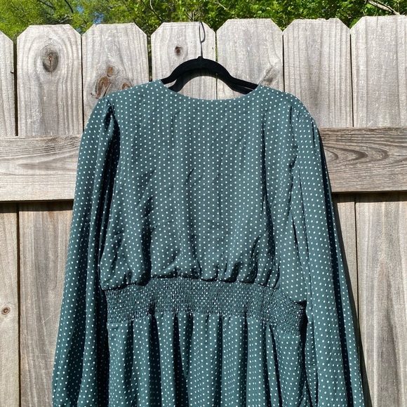 Draper James RSVP Green Polka Dot Dress - Picture 7 of 8